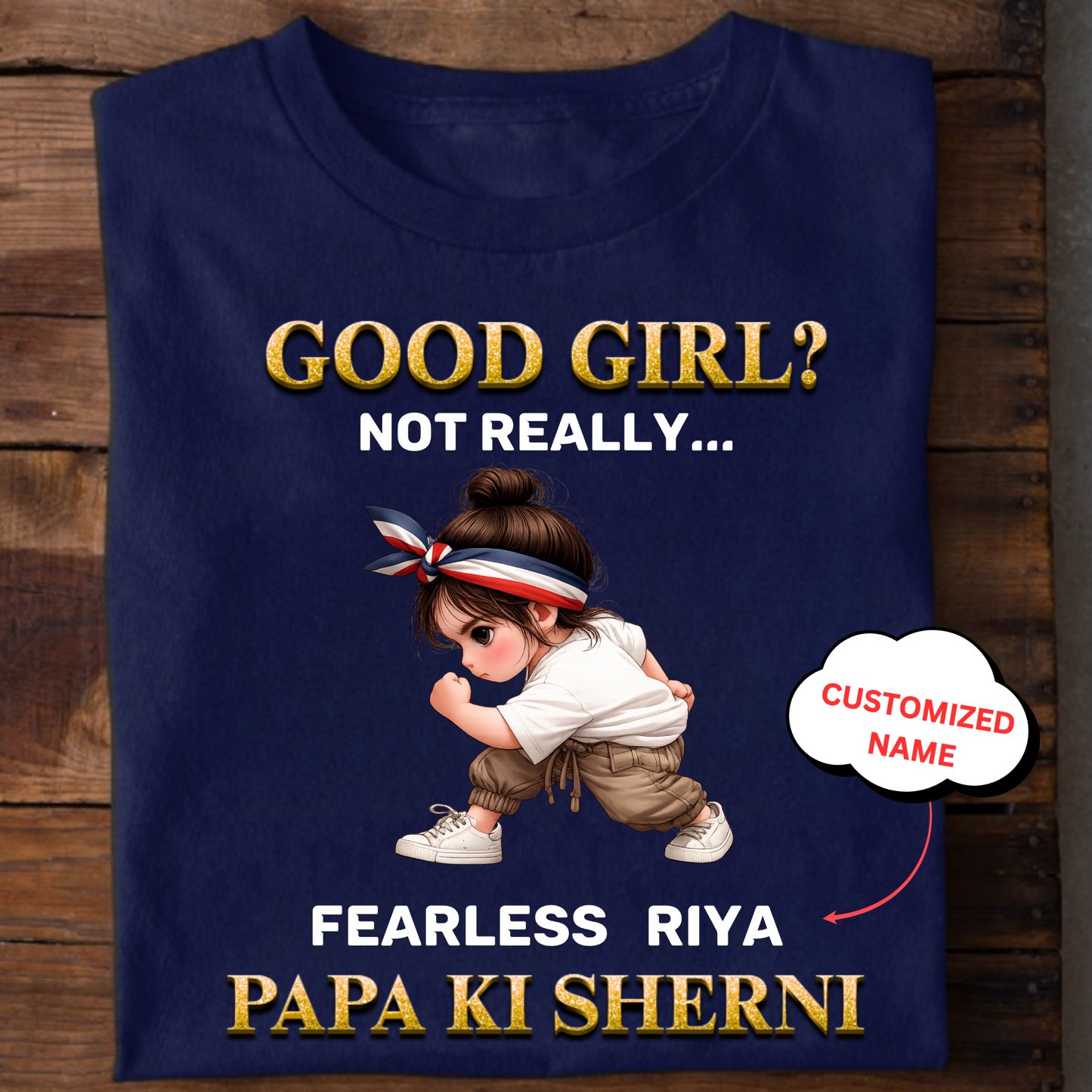 CUSTOMIZED- PAPA KI SHERNI KIDS & ADULT CLASSIC T-SHIRT