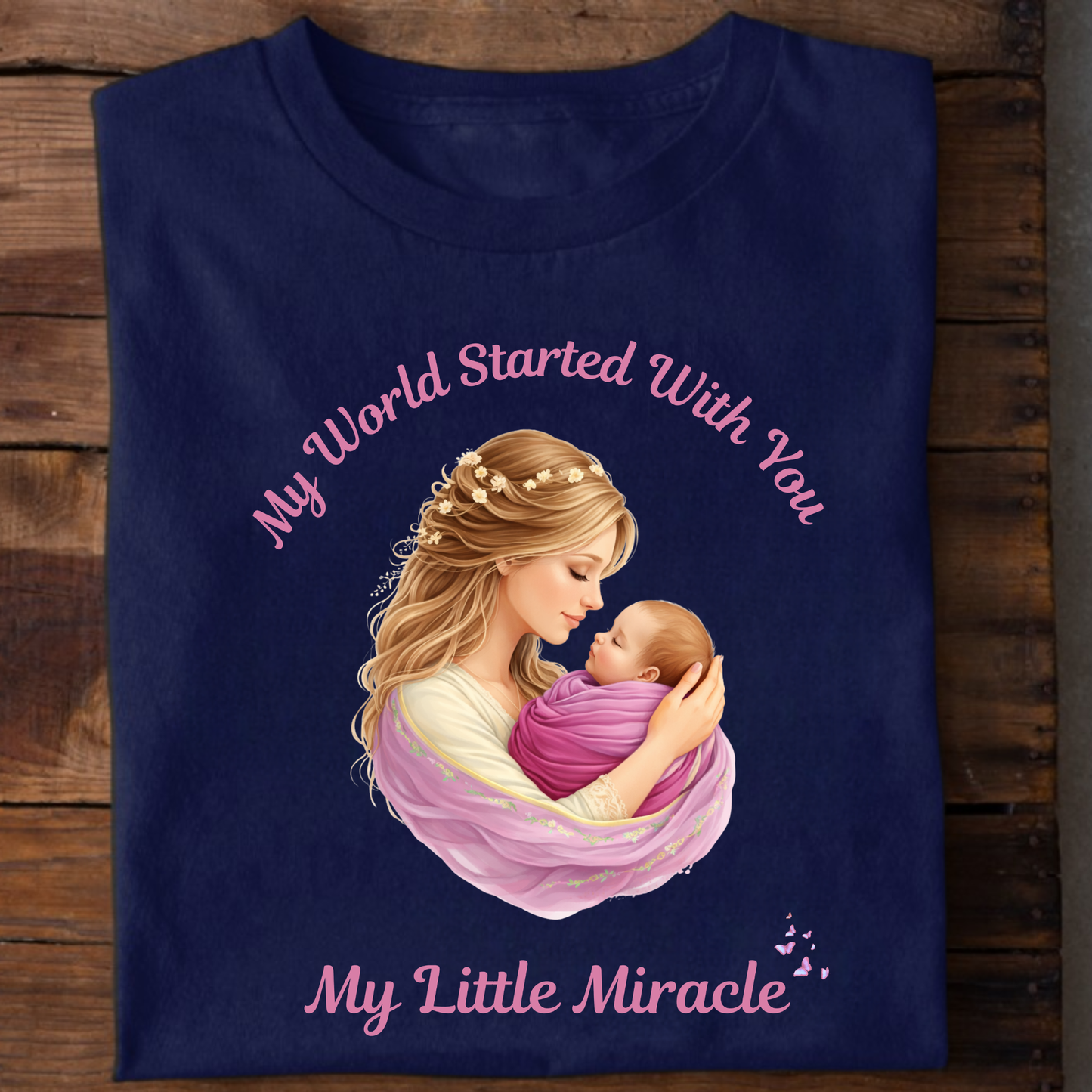MY LITTLE MIRACLE(MOM & DAUGHTER) PREMIUM CLASSIC T-SHIRT