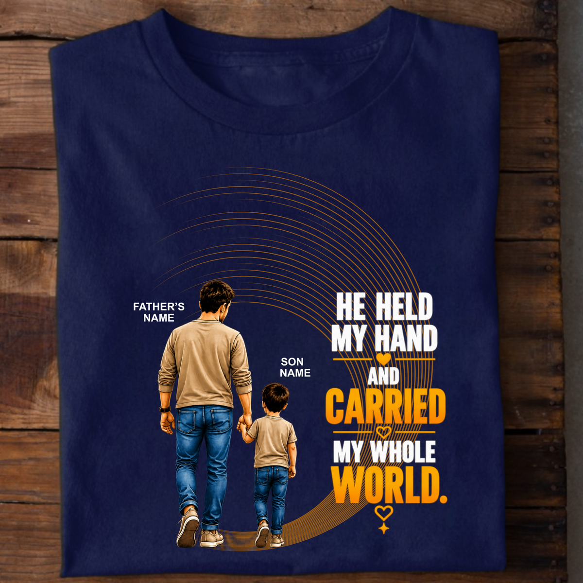 CUSTOMIZED - MY WHOLE WORLD ADULT CLASSIC T-SHIRT