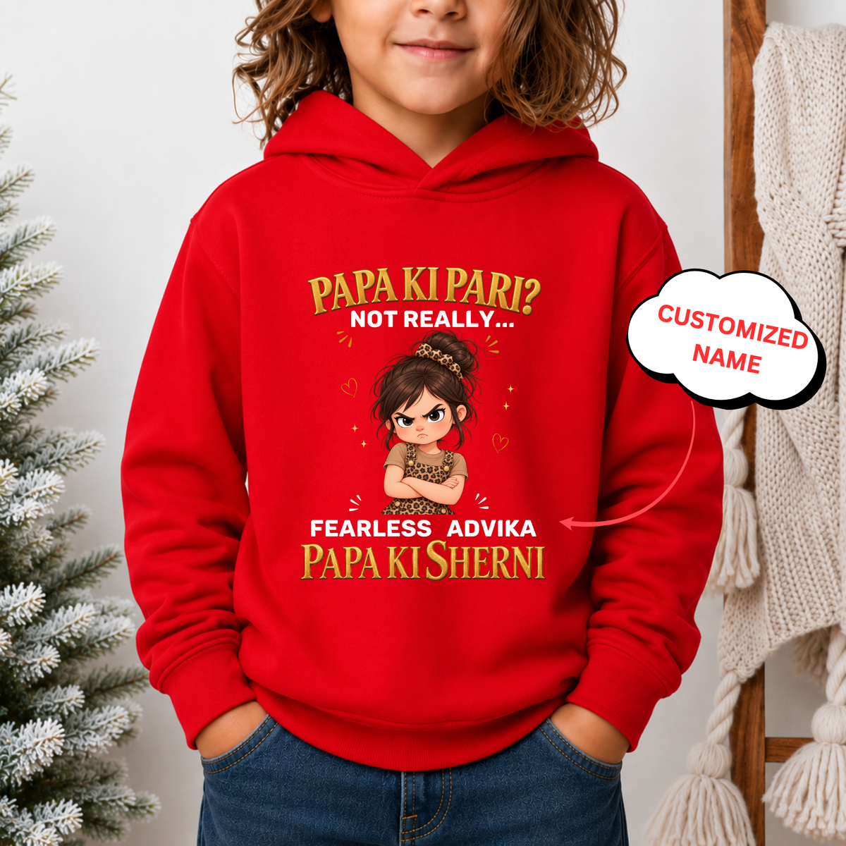 CUSTOMIZED - PAPA KI SHERNI PREMIUM HOODIE(2)