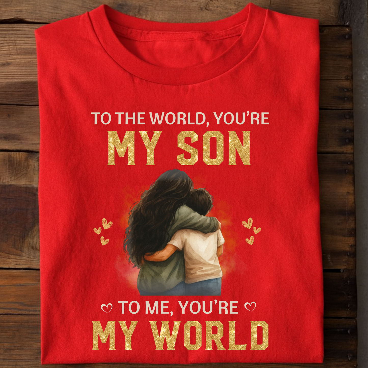 MOTHER & SON-TO THE WORLD CLASSIC T-SHIRT (KIDS & ADULT)