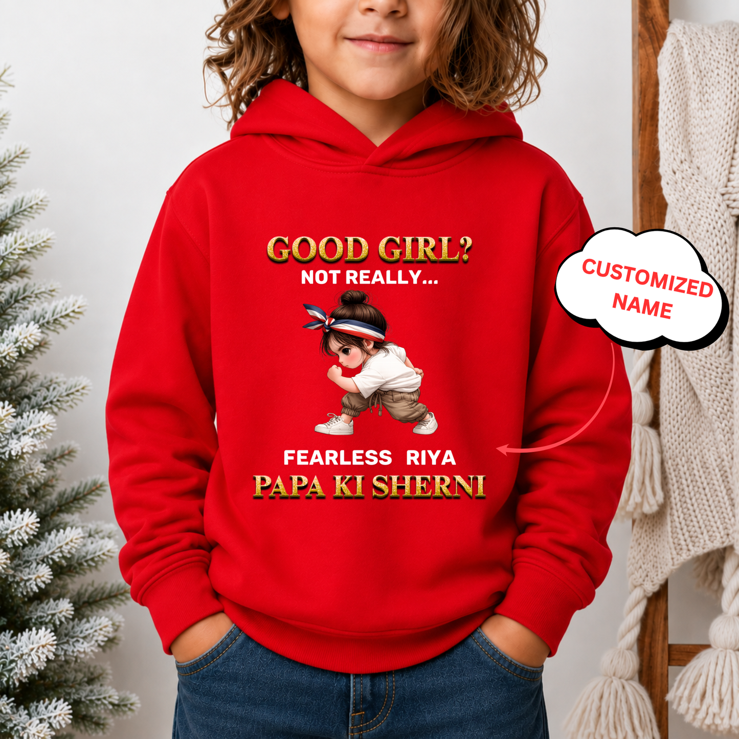 CUSTOMIZED - PAPA KI SHERNI PREMIUM HOODIE