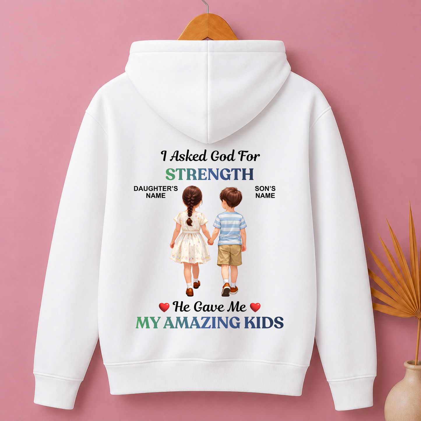 CUSTOMIZED - STRENGTH AMAZING KIDS PREMIUM HOODIE (B)