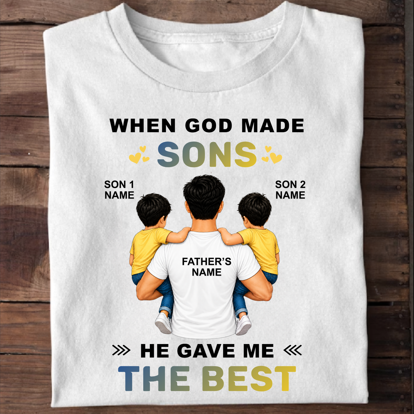 CUSTOMIZED - THE BEST SONS CLASSIC T-SHIRT