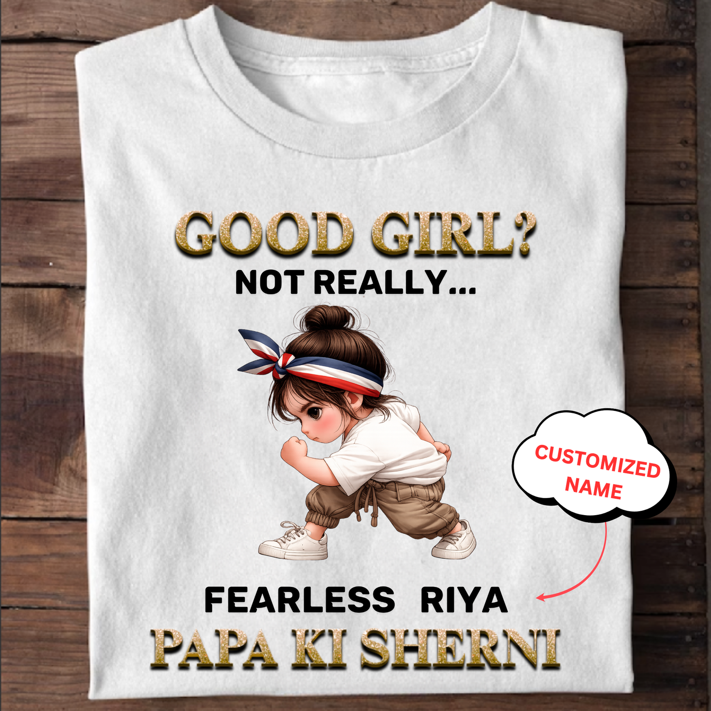 CUSTOMIZED- PAPA KI SHERNI KIDS & ADULT CLASSIC T-SHIRT