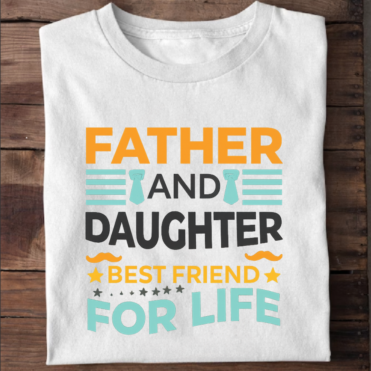 FATHER AND DAUGHTER  BEST FRIEND FOR LIFE PREMIUM CLASSIC T-SHIRT