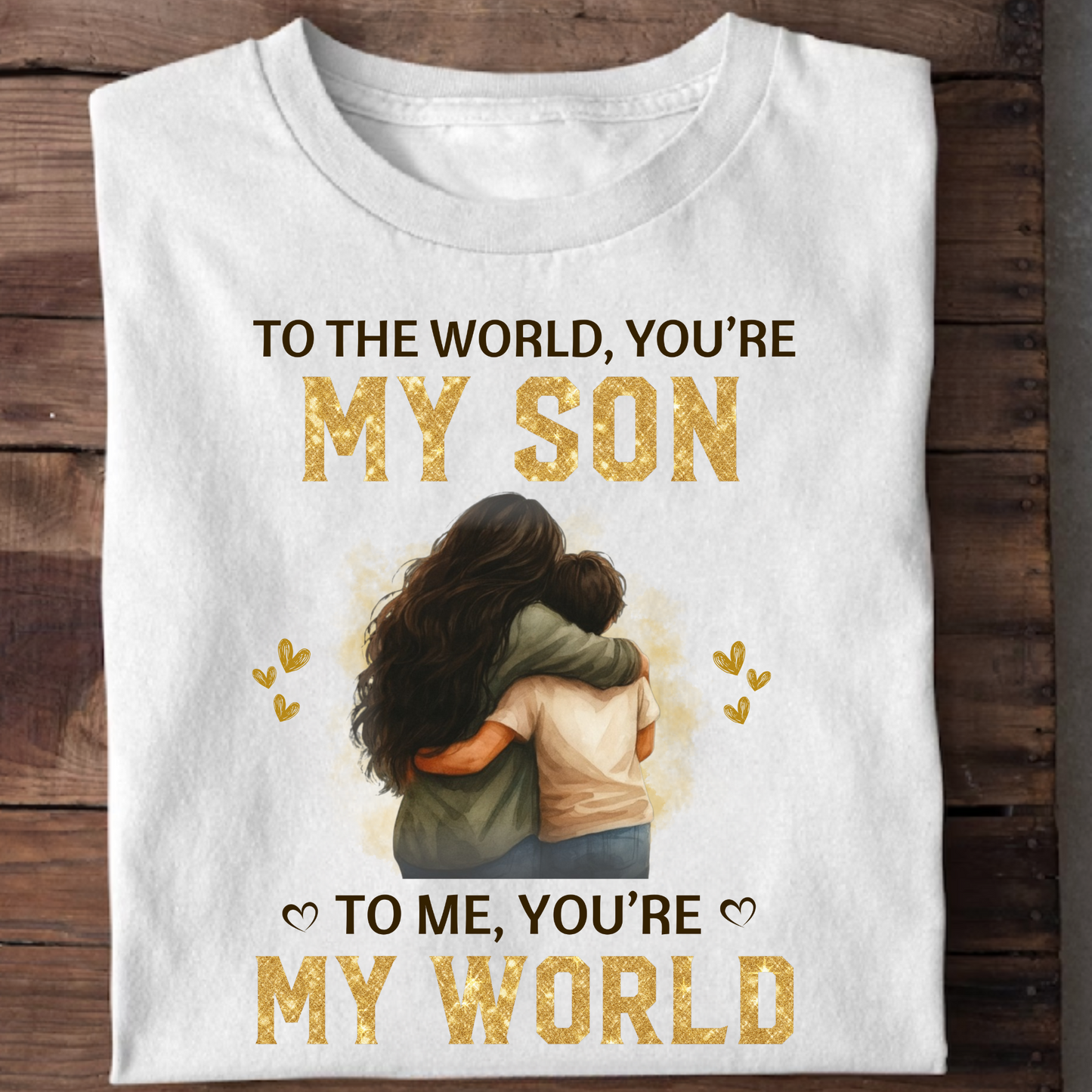 MOTHER & SON-TO THE WORLD CLASSIC T-SHIRT (KIDS & ADULT)