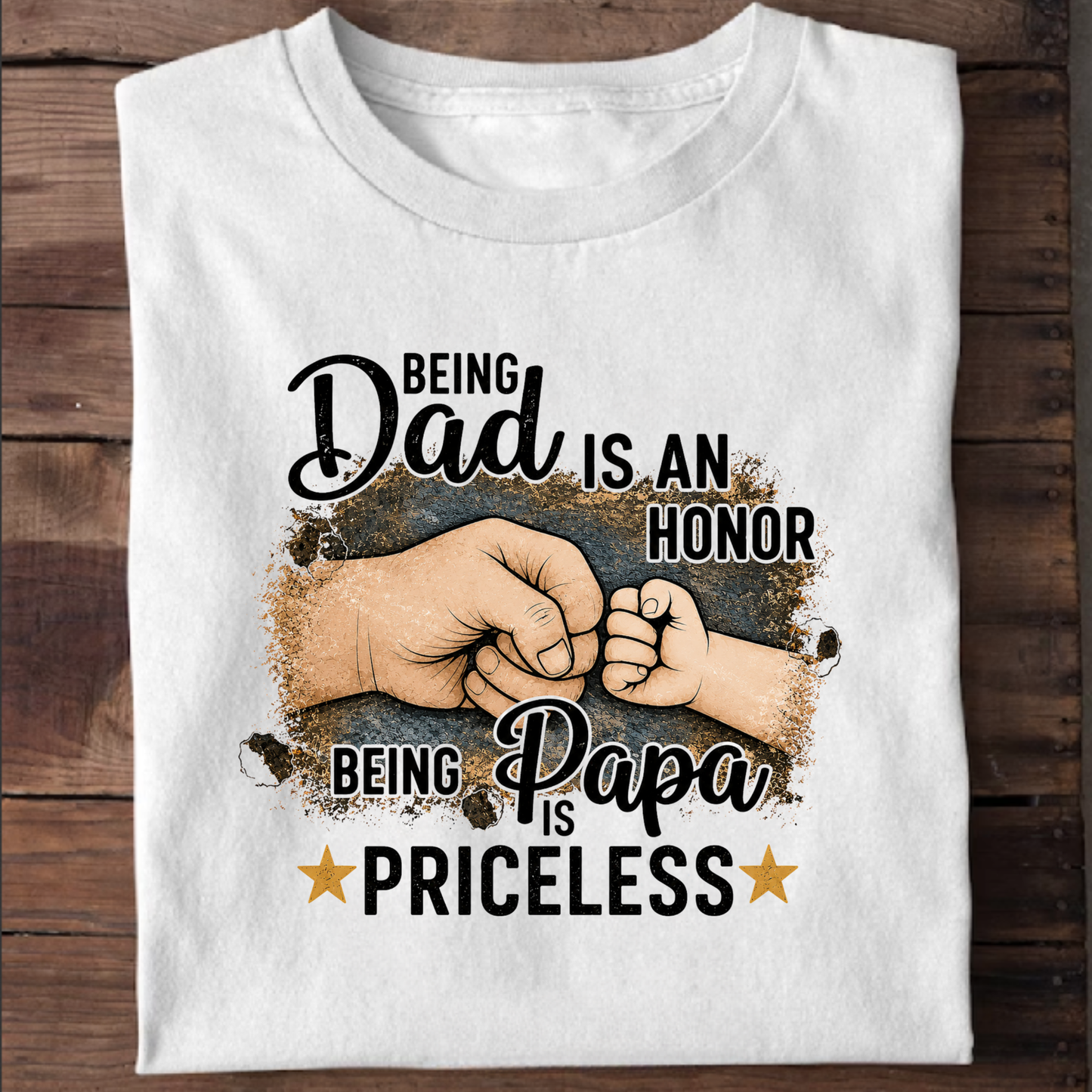 BEING PAPA IS PRICELESS PREMIUM CLASSIC T-SHIRT