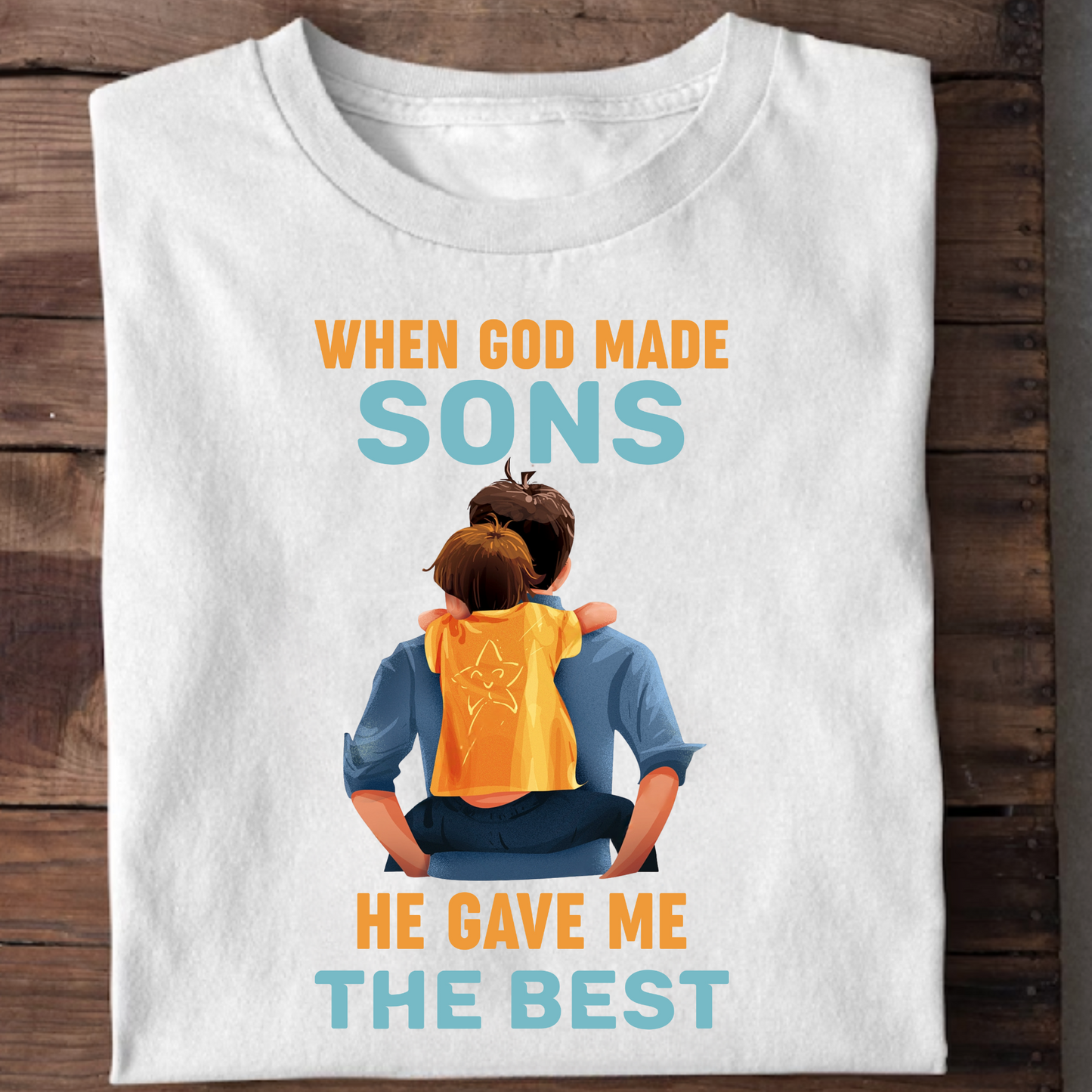 GOD GAVE ME THE BEST SON PREMIUM CLASSIC T-SHIRT