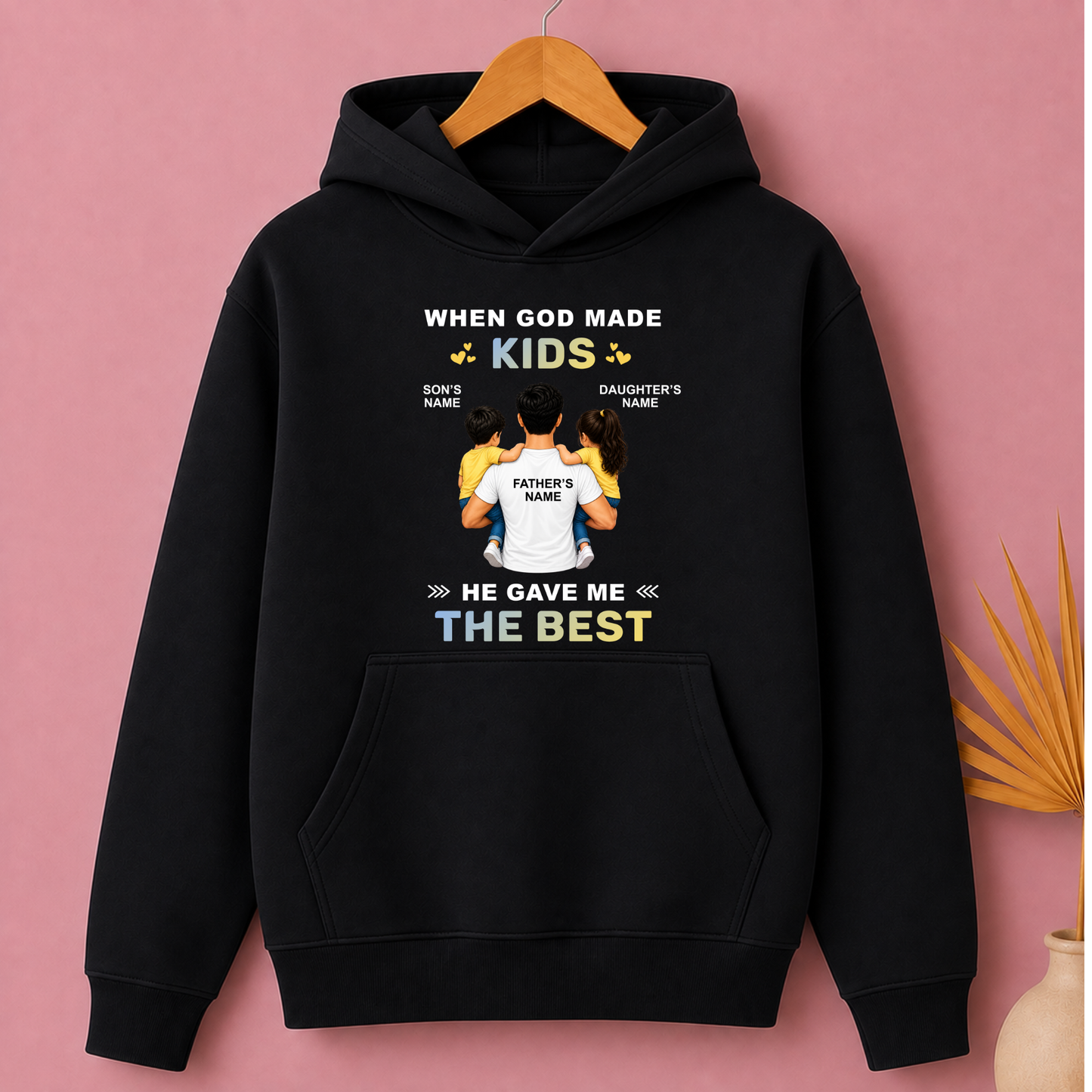 CUSTOMIZED - THE BEST KIDS HOODIE