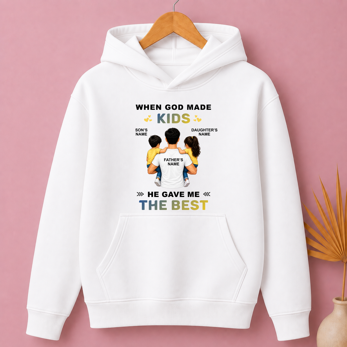 CUSTOMIZED - THE BEST KIDS HOODIE